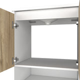 Mueble para Baño Bi Color Blanco Nevado 60.6x83.9cm con Lavamanos Praia 45 - Muebles para Lavamanos | Bylmo