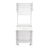 Alacena Polyvalent Blanco 60x169cm con Un Cajón Deslizante - Alacenas y Muebles Microondas | Bylmo