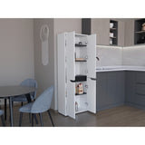 Alacena Herring Blanco 60x179cm de Pared con Cuatro Puertas - Alacenas y Muebles Microondas | Bylmo