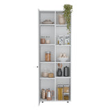Alacena Hoyt Blanco 60x170cm de Pared con Una Puerta - Alacenas y Muebles Microondas | Bylmo