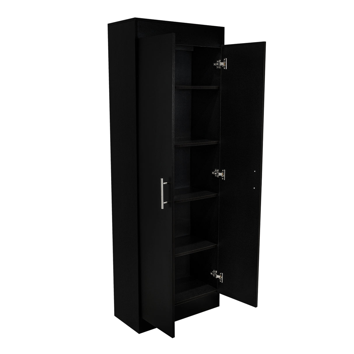 Alacena Nepal Wengue 60x169.9 cm con Dos Puertas - Alacenas y Muebles Microondas | Bylmo