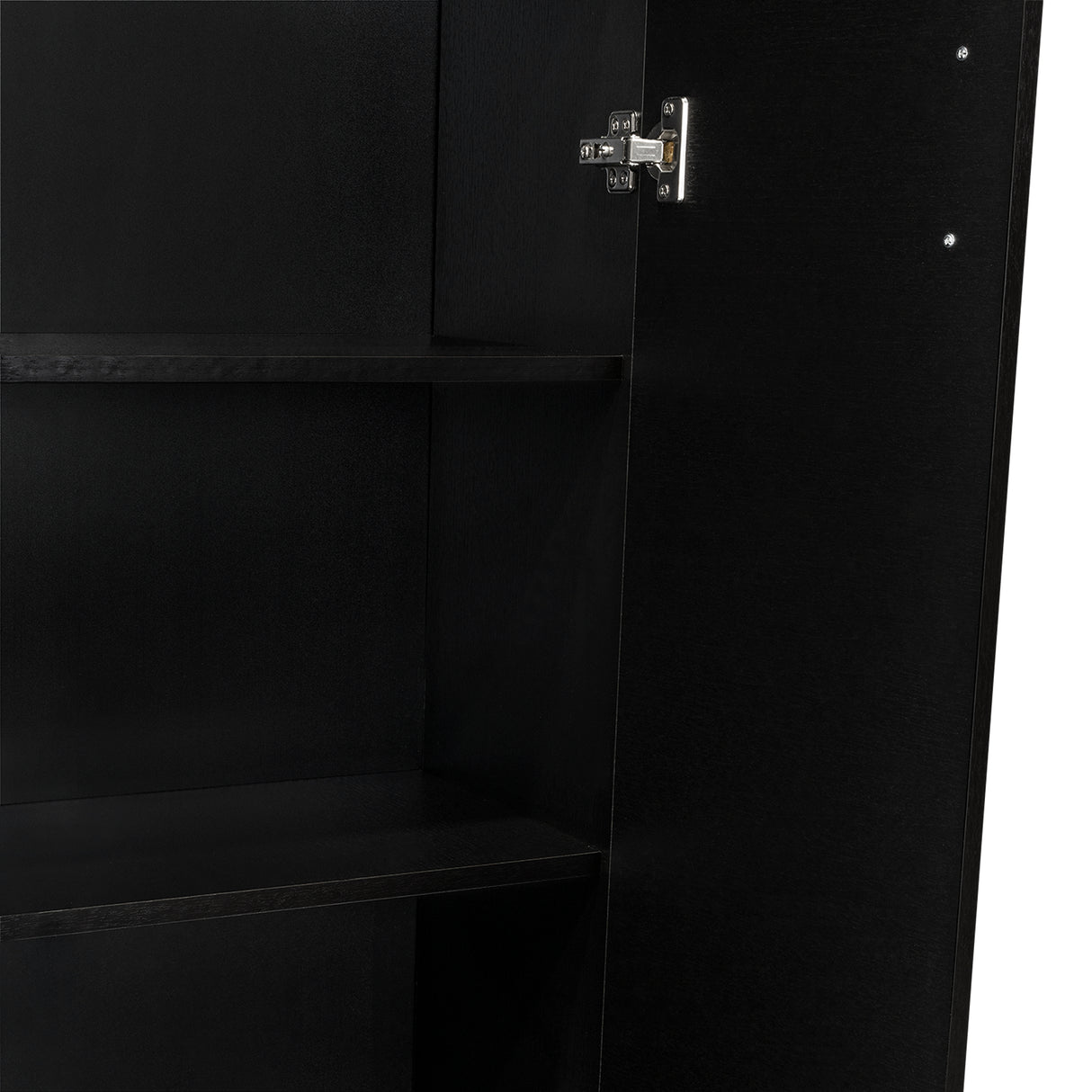 Alacena Nepal Wengue 60x169.9 cm con Dos Puertas - Alacenas y Muebles Microondas | Bylmo