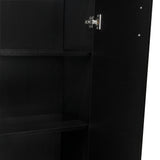 Alacena Nepal Wengue 60x169.9 cm con Dos Puertas - Alacenas y Muebles Microondas | Bylmo