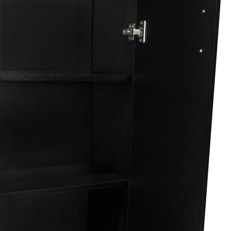 Alacena Nepal Wengue 60x169.9 cm con Dos Puertas - Alacenas y Muebles Microondas | Bylmo