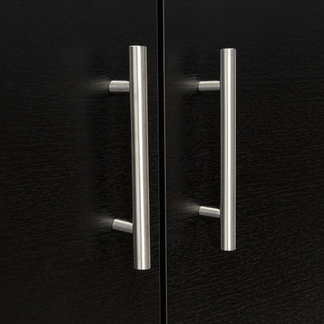 Alacena Nepal Wengue 60x169.9 cm con Dos Puertas - Alacenas y Muebles Microondas | Bylmo