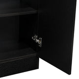 Alacena Nepal Wengue 60x169.9 cm con Dos Puertas - Alacenas y Muebles Microondas | Bylmo