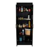 Alacena Nepal Wengue 60x169.9 cm con Dos Puertas - Alacenas y Muebles Microondas | Bylmo