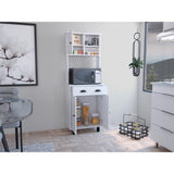 Alacena Salem Blanco 60x168.9cm con Un Cajón - Alacenas y Muebles Microondas | Bylmo