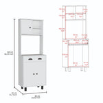 Alacena Salem Blanco 60x168.9cm Con Un Cajón