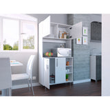 Alacena Provi Blanco 95x180cm con Cuatro Puertas - Alacenas y Muebles Microondas | Bylmo