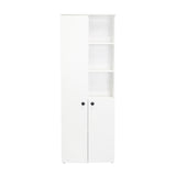 Alacena Konik Blanco 60x170cm con Dos Puertas - Alacenas y Muebles Microondas | Bylmo