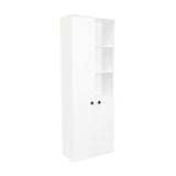 Alacena Konik Blanco 60x170cm con Dos Puertas - Alacenas y Muebles Microondas | Bylmo