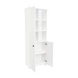 Alacena Konik Blanco 60x170cm con Dos Puertas - Alacenas y Muebles Microondas | Bylmo