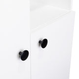Alacena Konik Blanco 60x170cm con Dos Puertas - Alacenas y Muebles Microondas | Bylmo