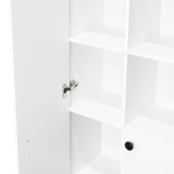Alacena Konik Blanco 60x170cm con Dos Puertas - Alacenas y Muebles Microondas | Bylmo