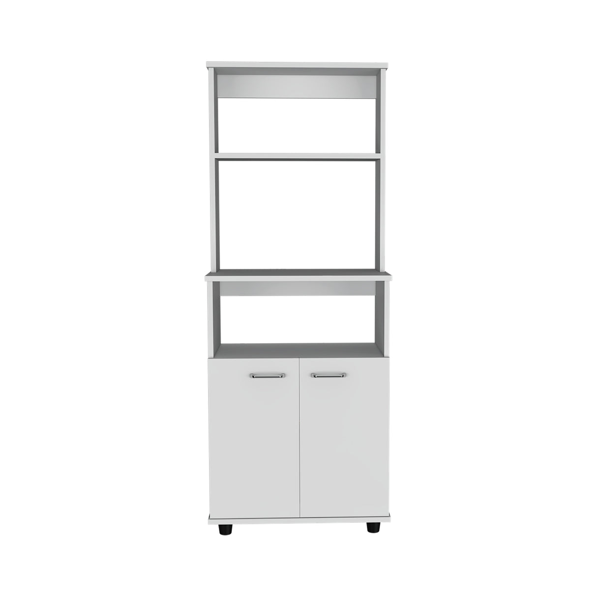 Alacena Mezzo Blanco 54x140cm con Dos Puertas - Alacenas y Muebles Microondas | Bylmo