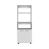 Alacena Mezzo Blanco 54x140cm con Dos Puertas - Alacenas y Muebles Microondas | Bylmo