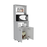 Alacena Mezzo Blanco 54x140cm con Dos Puertas - Alacenas y Muebles Microondas | Bylmo