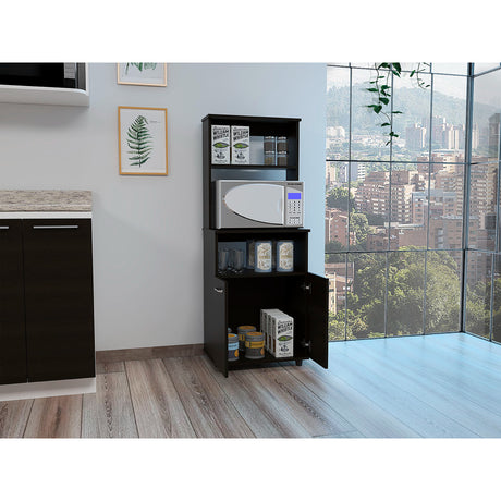 Alacena Mezzo Wengue 54x140cm con Dos Puertas - Alacenas y Muebles Microondas | Bylmo