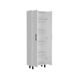 Alacena Nápoles Blanco 60x180cm con Dos Puertas - Alacenas y Muebles Microondas | Bylmo