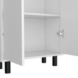 Alacena Nápoles Blanco 60x180cm con Dos Puertas - Alacenas y Muebles Microondas | Bylmo