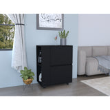 Bar Carro Glasgow Wengue 65.5x82cm con Ruedas - Bares | Bylmo