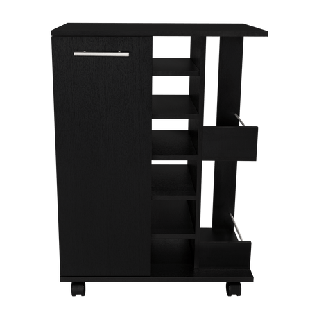 Bar Maru Wengue 60x82.1cm con Ruedas. - Bares | Bylmo