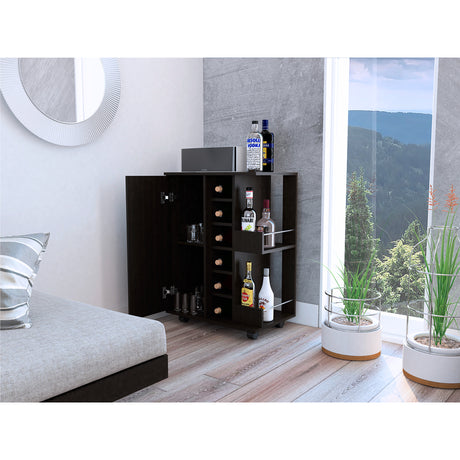 Bar Maru Wengue 60x82.1cm con Ruedas. - Bares | Bylmo