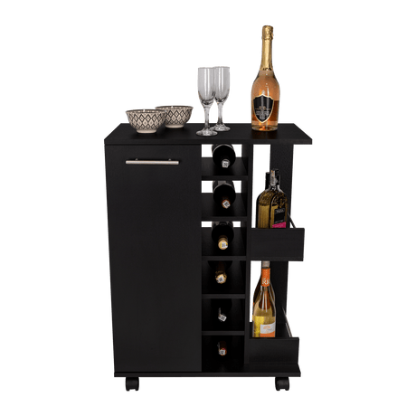 Bar Maru Wengue 60x82.1cm con Ruedas. - Bares | Bylmo