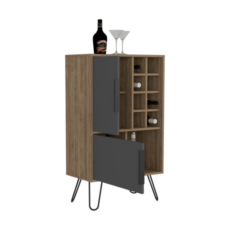 Bar Vegas Miel 60.9x104.1cm con Portabotellas - Bares | Bylmo