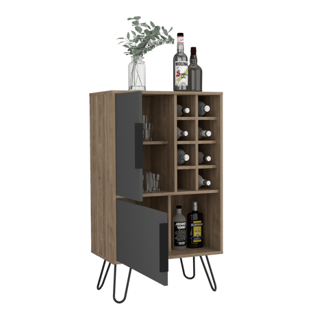 Bar Vegas Miel 60.9x104.1cm con Portabotellas - Bares | Bylmo