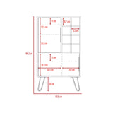 Bar Vegas Miel 60.9x104.1cm con Portabotellas - Bares | Bylmo
