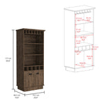 Bar Dundee Bellota 74.7x177cm Con Portacopas Y Portabotellas