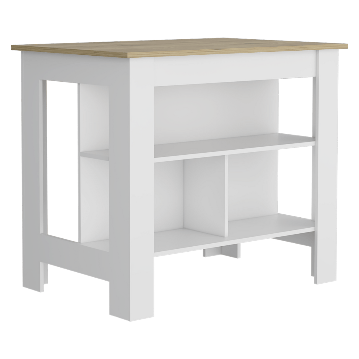 Mueble Auxiliar de Cocina Cala Blanco 103x90cm con Entrepaños - Barras y Muebles Auxiliares | Bylmo