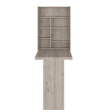 Barra de Cocina Empotrable Vatta Ceniza 60x80cm Plegable con Entrepaños - Barras y Muebles Auxiliares | Bylmo