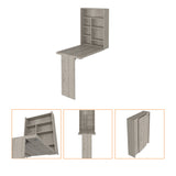 Barra de Cocina Empotrable Vatta Ceniza 60x80cm Plegable con Entrepaños - Barras y Muebles Auxiliares | Bylmo