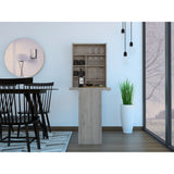 Barra de Cocina Empotrable Vatta Ceniza 60x80cm Plegable con Entrepaños - Barras y Muebles Auxiliares | Bylmo