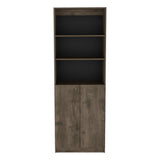 Biblioteca Home Maxi Bellota Wengue 62.8x180.6cm con Cuatro Entrepaños - Bibliotecas y Estanterías | Bylmo