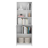 Biblioteca Home Maxi Blanco 62.8x180.6cm con Cuatro Entrepaños - Bibliotecas y Estanterías | Bylmo