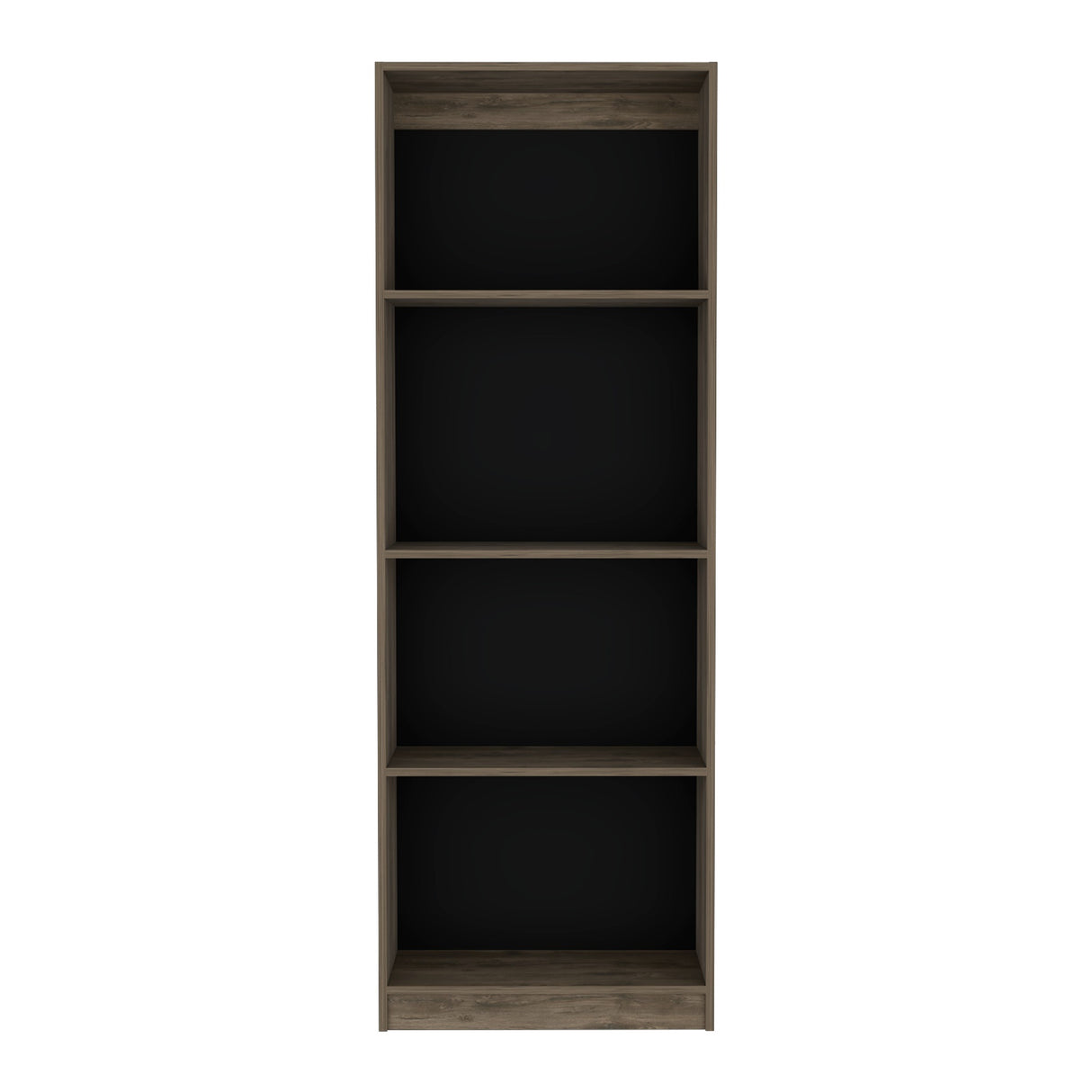 Biblioteca Home Wengue 62.8x180.6cm con Tres Entrepaños - Bibliotecas y Estanterías | Bylmo