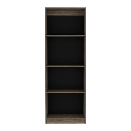 Biblioteca Home Wengue 62.8x180.6cm con Tres Entrepaños - Bibliotecas y Estanterías | Bylmo