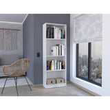 Biblioteca Lib Home Blanca 62.8x180.6cm con Tres Entrepaños - Bibliotecas y Estanterías | Bylmo