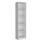 Biblioteca Lex Home Xs Blanca 45x180.6cm Con Cuatro Entrepaños