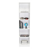 Biblioteca Lex Home XS Blanca 45x180.6cm con Cuatro Entrepaños - Bibliotecas y Estanterías | Bylmo