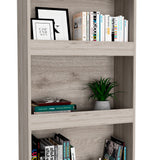 Biblioteca Simma Ceniza 63.2x180.6cm con Tres Entrepaños - Bibliotecas y Estanterías | Bylmo