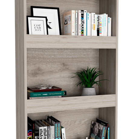 Biblioteca Simma Ceniza 63.2x180.6cm con Tres Entrepaños - Bibliotecas y Estanterías | Bylmo