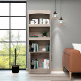 Biblioteca Simma Ceniza 63.2x180.6cm con Tres Entrepaños - Bibliotecas y Estanterías | Bylmo