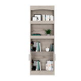 Biblioteca Simma Ceniza 63.2x180.6cm con Tres Entrepaños - Bibliotecas y Estanterías | Bylmo