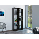Biblioteca Yata Wengue 80x170cm con Siete Entrepaños - Bibliotecas y Estanterías | Bylmo