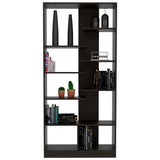Biblioteca Yata Wengue 80x170cm con Siete Entrepaños - Bibliotecas y Estanterías | Bylmo